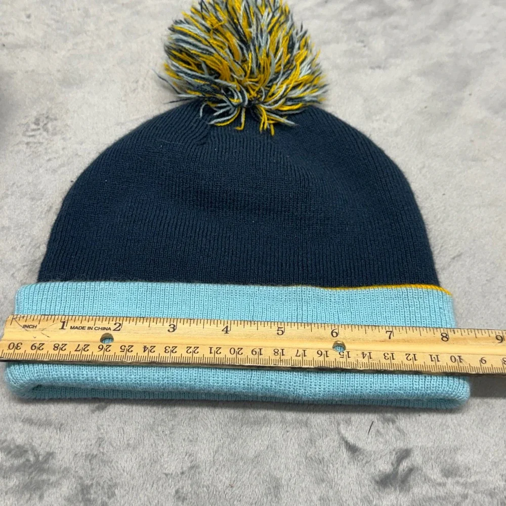 Scouts Wolf Cub Scout Baseball Cap and Beanie Hat Set Kids S M Navy Yellow‎ Blue